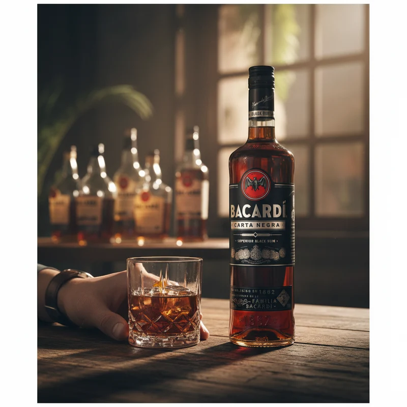 BACARDI - Carta Negra - 37,5% Vol.