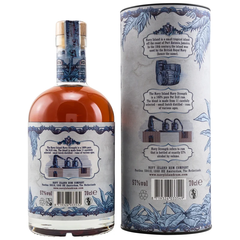NAVY ISLAND RUM - Navy Strength - 57% Vol.
