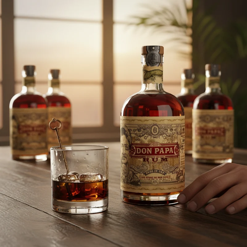 DON PAPA - Single Island Rum - 40% Vol.