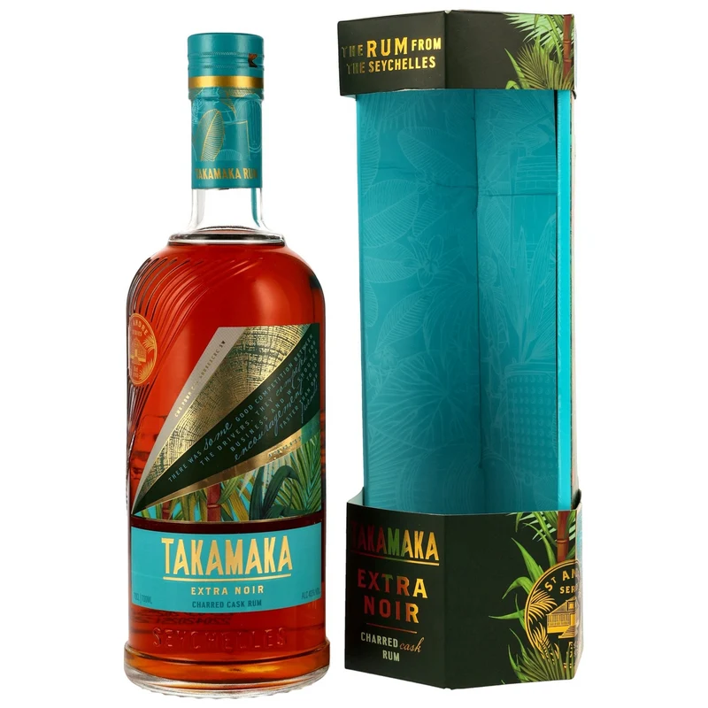 TAKAMAKA - Extra Noir Rum - 43% Vol.