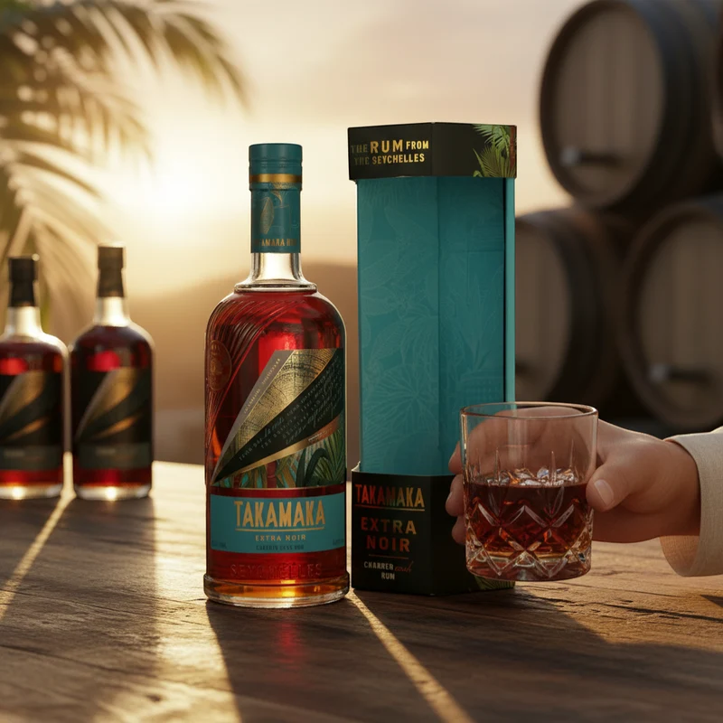 TAKAMAKA - Extra Noir Rum - 43% Vol.