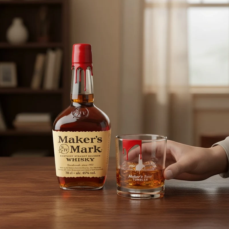Maker's Mark - Kentucky Straight Bourbon in GP mit Glas - 45% Vol.
