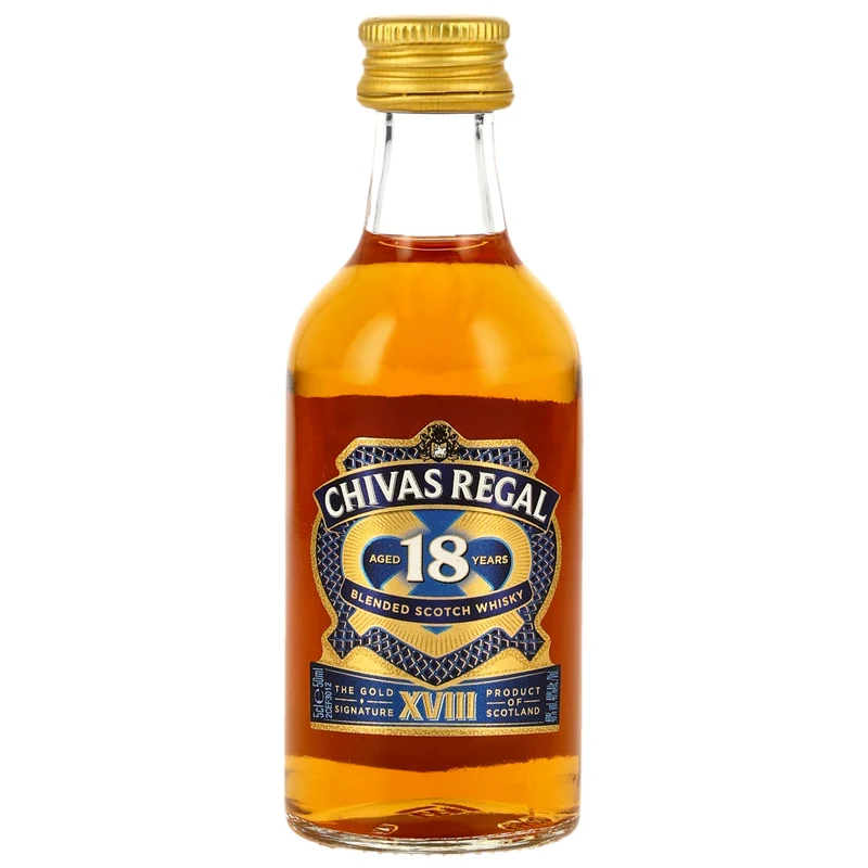 CHIVAS REGAL - 18 Jahre Gold Signature mini - 40% Vol.