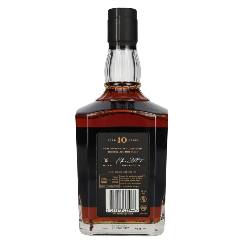Jack Daniel's 10 Years Old Tennessee Whiskey Batch 05 48,5% Vol. 0,7l