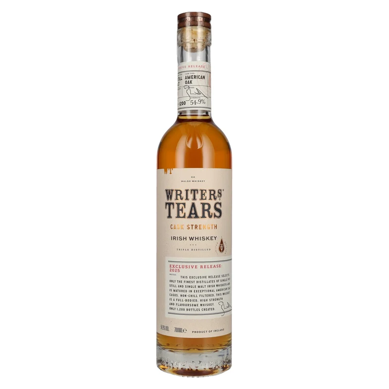 Writer's Tears CASK STRENGTH Irish Whiskey Exclusive Release 2025 54,9% Vol. 0,7l in Geschenkbox