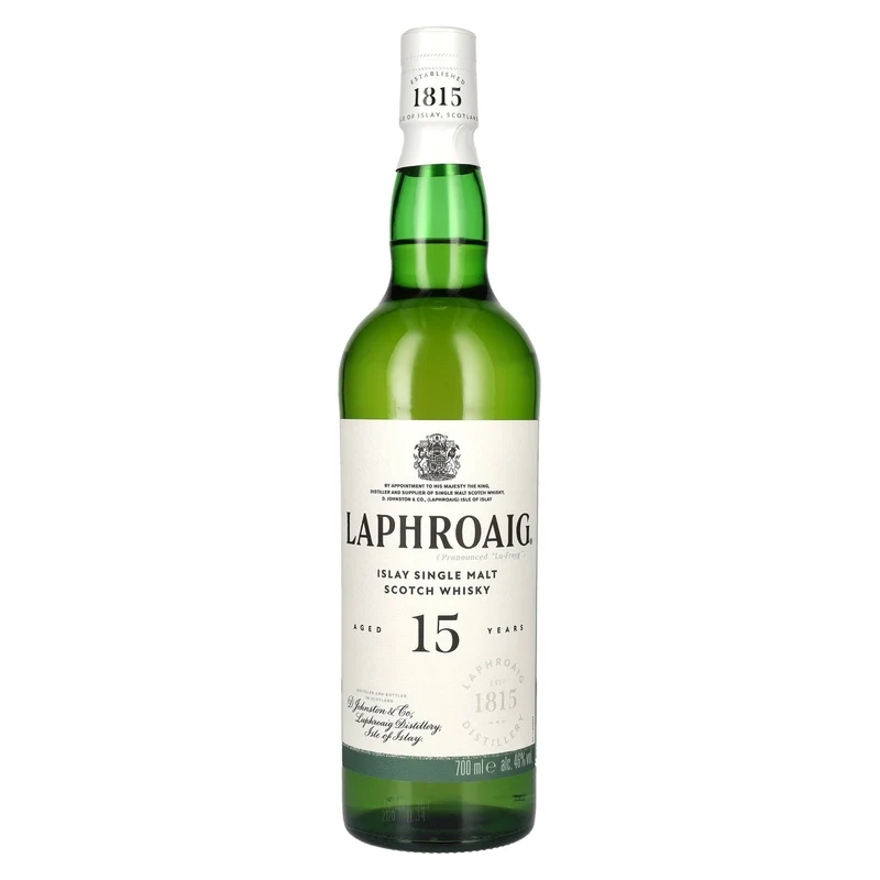 Laphroaig 15 Years Old Islay Single Malt Scotch Whisky 46% Vol. 0,7l