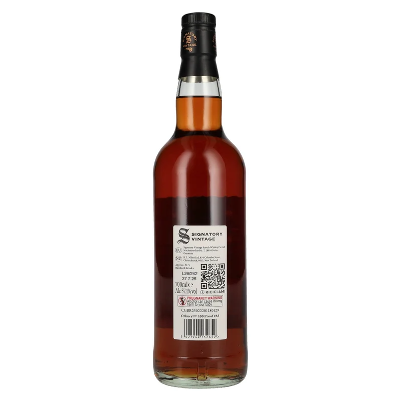 Signatory Vintage 100 Proof Edition ORKNEY (HP) 15 Years Old Single Malt #83 2011 57,1% Vol. 0,7l