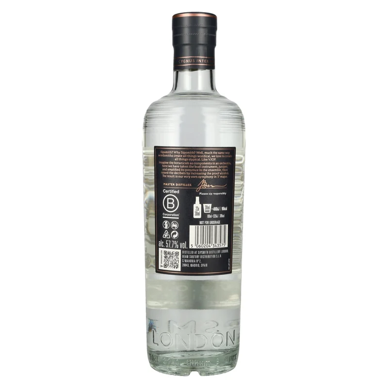 Sipsmith London V.J.O.P. Gin 57,7% Vol. 0,7l