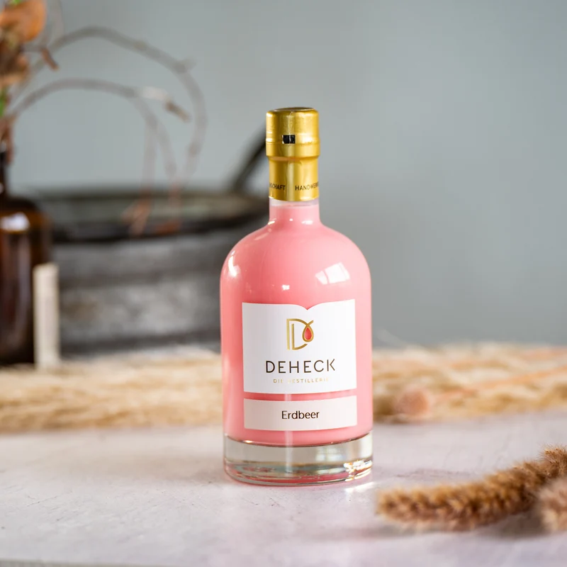 Erdbeer Sahnelikör | fruchtiger Erdbeeren Likör in cremiger Sahne | 15%