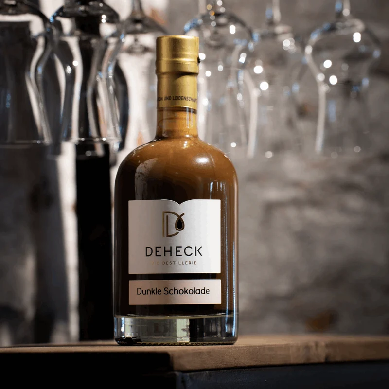 Dunkle Schokolade Sahnelikör | intensiver Schoko Likör in cremiger Sahne | 15%
