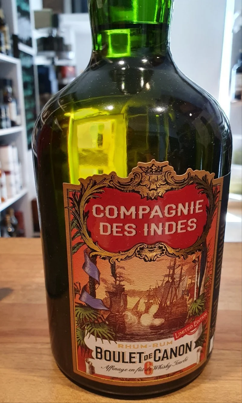 Compagnie des Indes Boulet de Canon Nr. 6 cdi Rhum Rum 0,7l 46 % vol. Fassabfüllung Sonderedition limitiert auf ein Fass