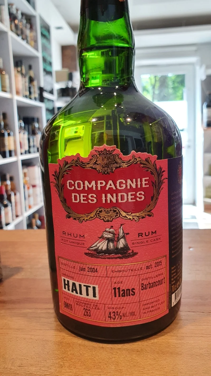 Compagnie des Indes Haiti 11 y 0,7l 43%vol. cdi Rum