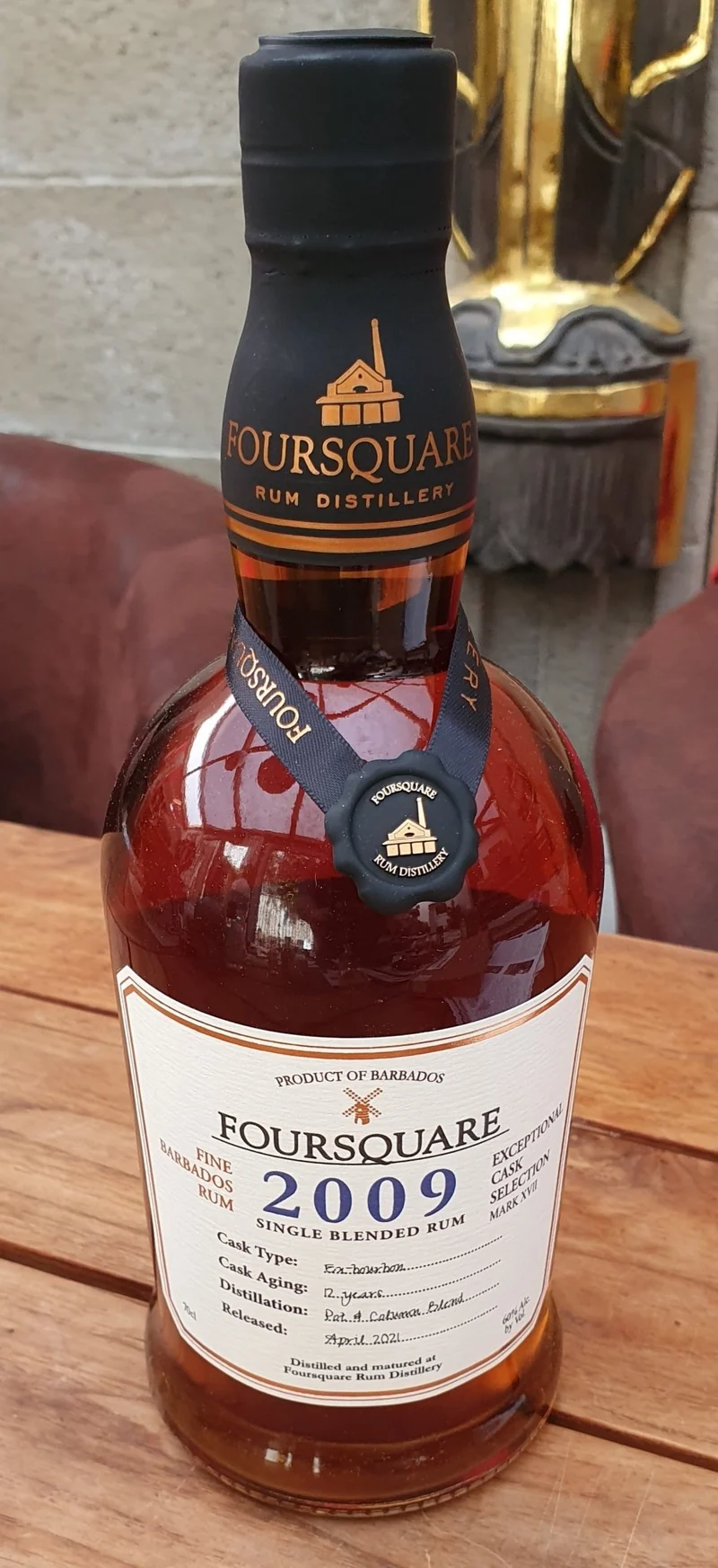 Foursquare 2009 Barbados cask strength #6 60% vol. 0,7l ecs Rum