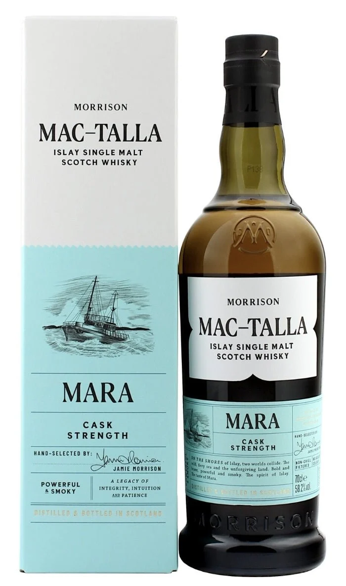Mac-Talla Mara cask strength Whisky Islay single malt 0,7l 58,2% vol. mit GP Morrison