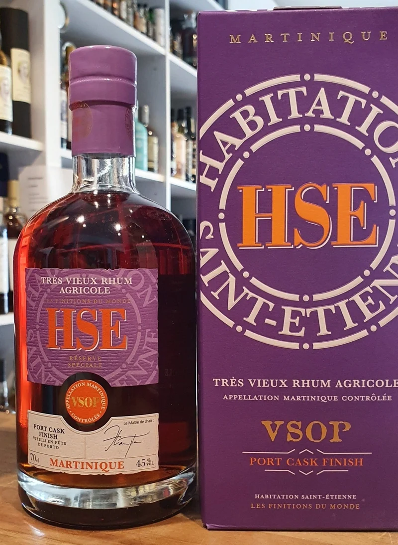 X HSE Port finish Vsop Rhum Agricole Rum Martinique 45%vol. 0,7l