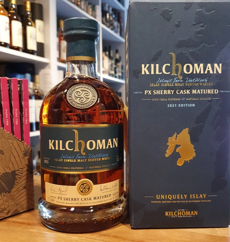 Kilchoman 2013 2015 PX pedro Ximenez single sherry cask 0,7l 47,3 %vol.
