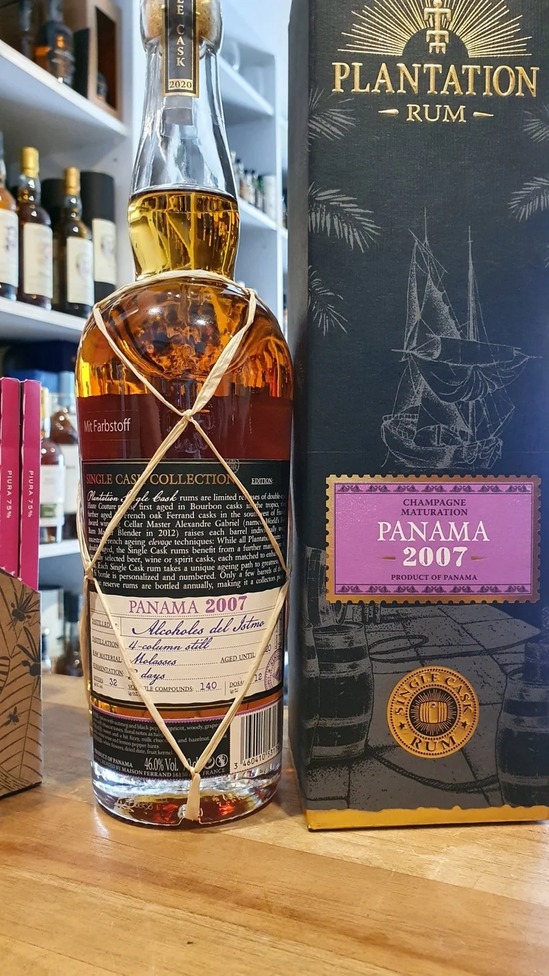 Plantation Panama 2007 2020 Champagne 13y 0,7l 46%vol. Rum Planteray