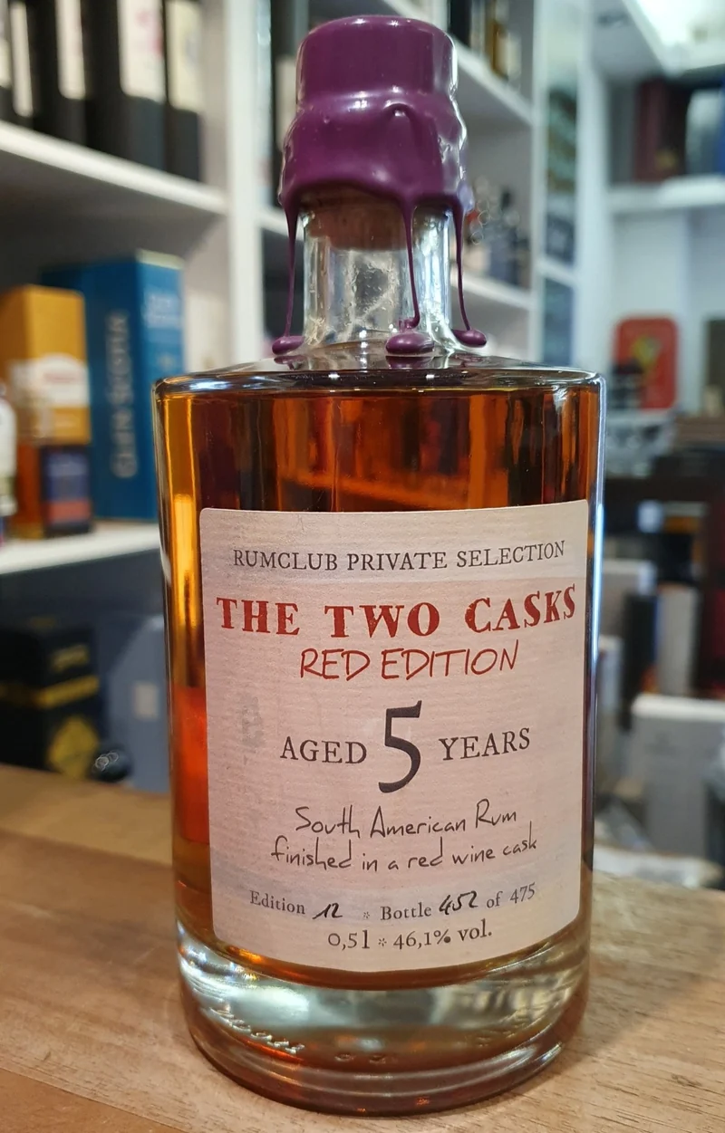 Rumclub Ed. 12 Private Rum the two cask red edition Selection 5Y 0,5l 46,1% vol. Club