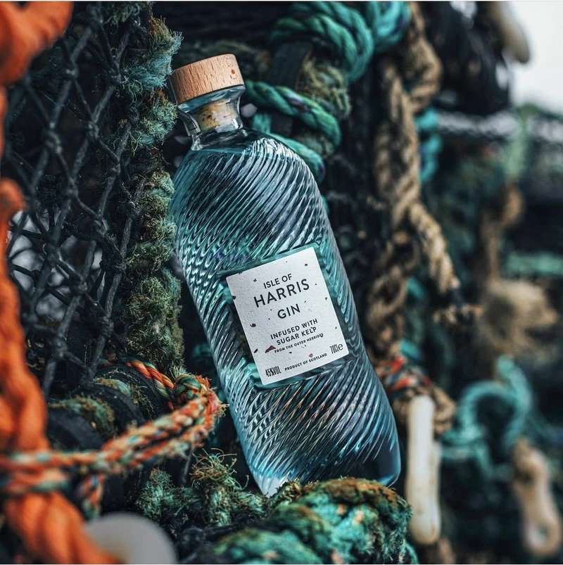 Isle of Harris scotch Gin 0,7l 45% vol. Fl Algen outer hebrid sugar kelp
