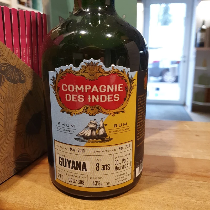 Compagnie de indes Guyana Diamond 2010 Rum 8 y 0,7l 43% vol. Single Cask RUM CDI