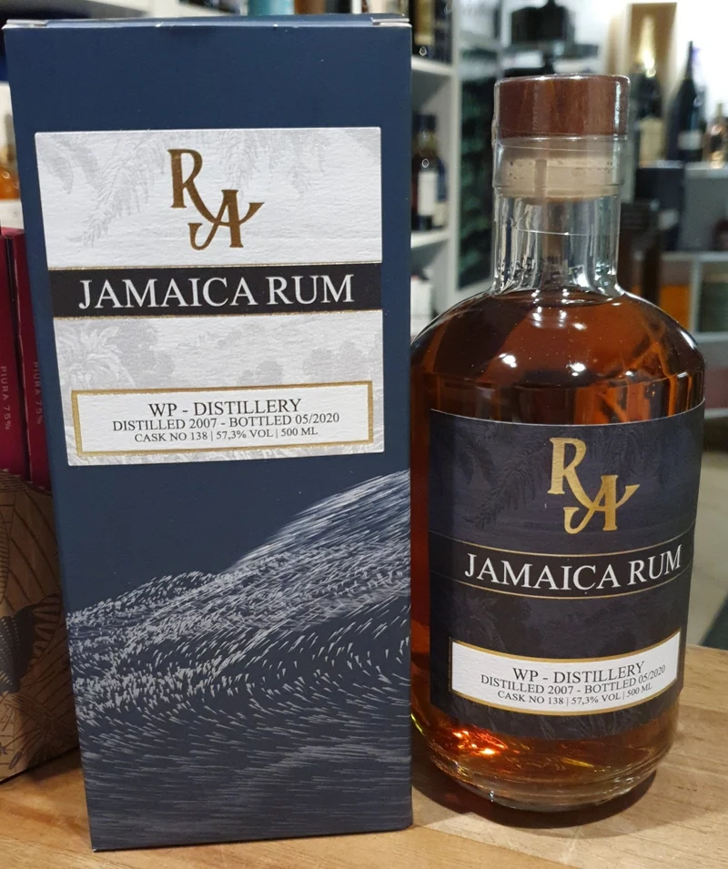 RA Jamaica 2007 2020 WP Worthy Park Islay finish #138 0,5l 57,3%vol. Rum Artesanal