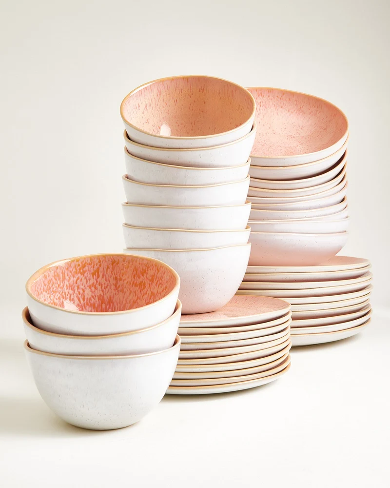 Areia Geschirr-Set classic pink 40-teilig