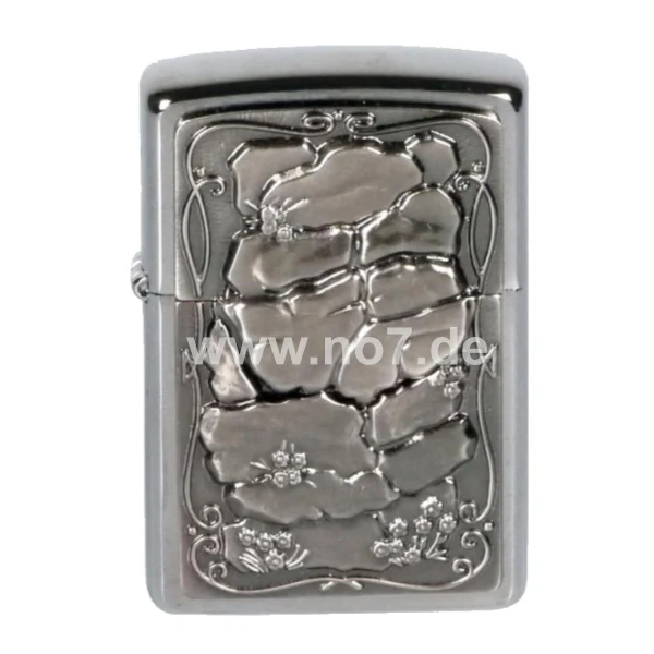 Zippo chrom gebürstet Lizzard Trick 254844