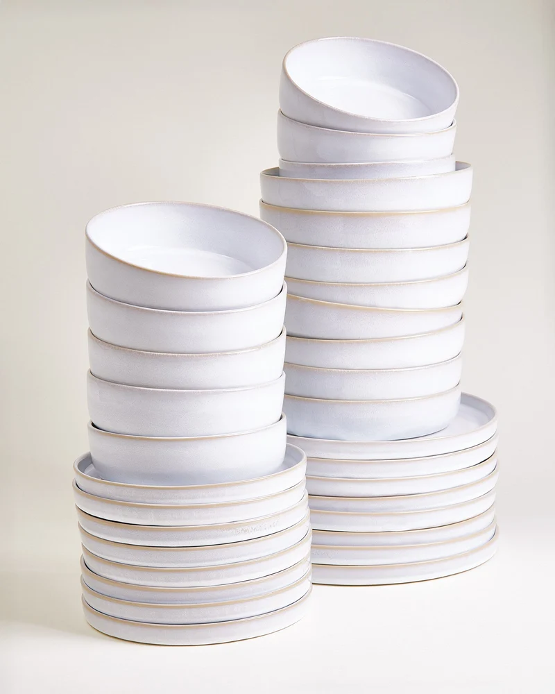 Cordoama Geschirr-Set modern weiß 32-teilig