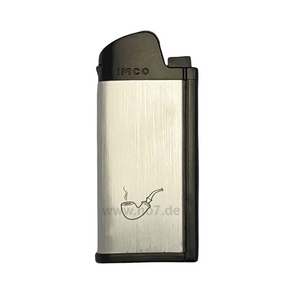 IMCO Chic 4 Pipe Flint silver Pfeifenfeuerzeug