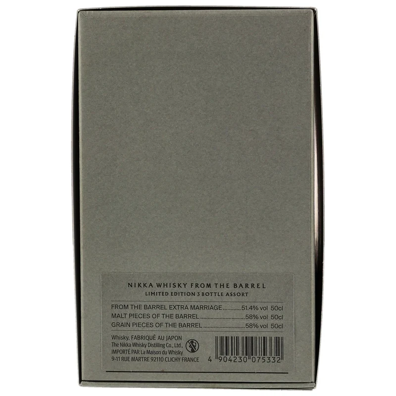 NIKKA - Whisky from the Barrel Limited Edition 3 Bottle Assort - 55,8% Vol.