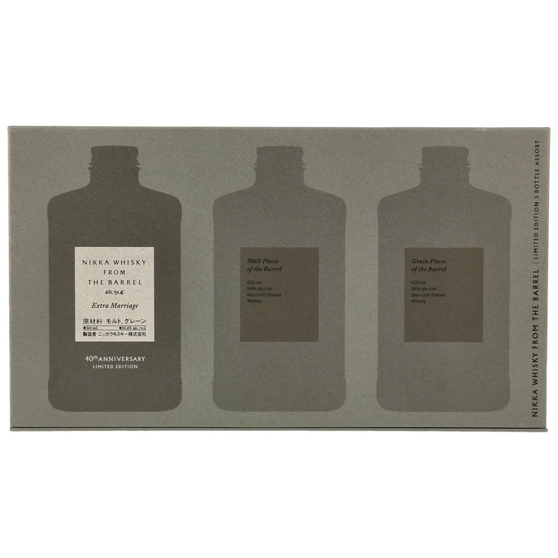 NIKKA - Whisky from the Barrel Limited Edition 3 Bottle Assort - 55,8% Vol.