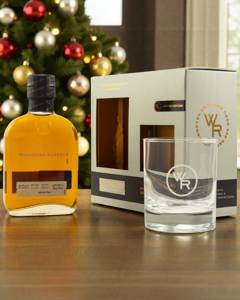 WOODFORD RESERVE - Distillers Select + Glas - 43,2% Vol.
