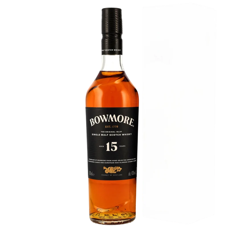 BOWMORE - 15 Jahre ohne GePa - 43%Vol.