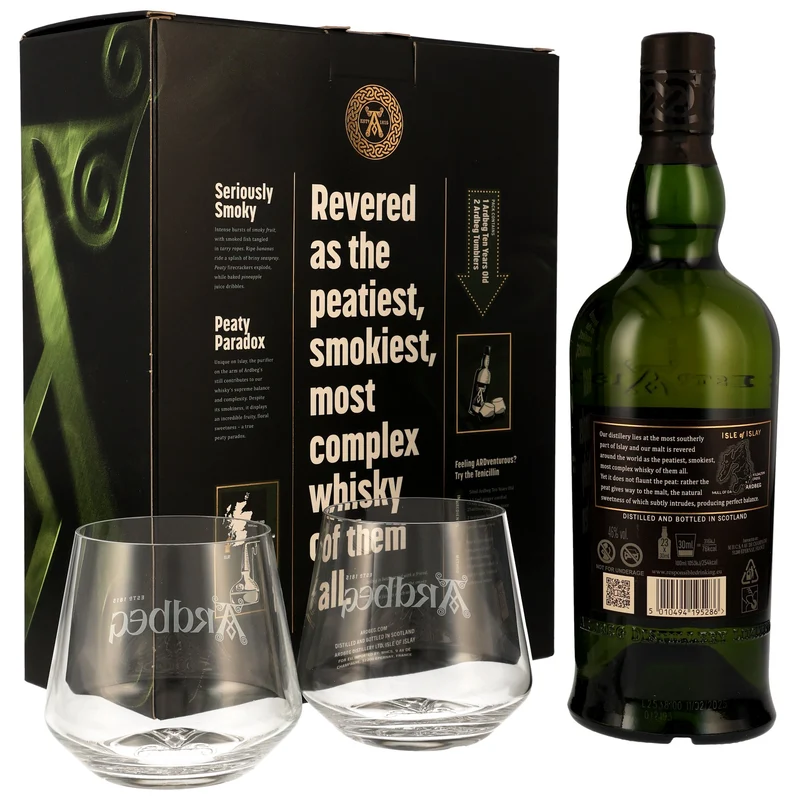ARDBEG - 10 Jahre Geschenkset The Ultimate - 46% Vol.