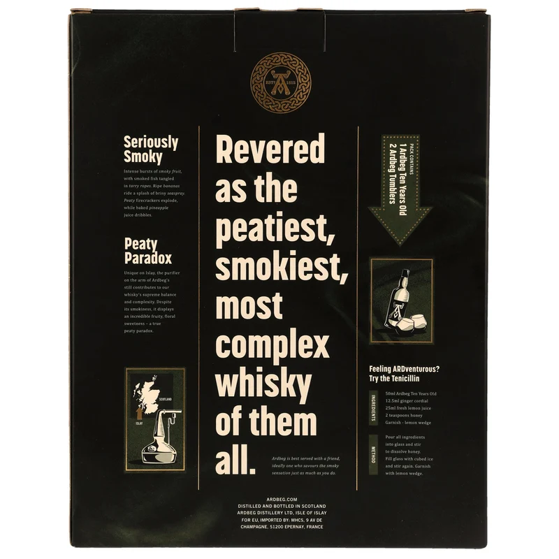 ARDBEG - 10 Jahre Geschenkset The Ultimate - 46% Vol.