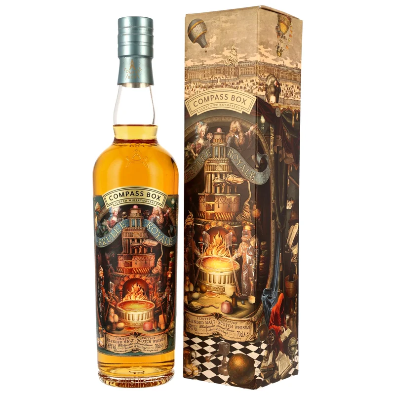COMPASS BOX - Brulee Royale Blended Malt Scotch Whisky - 49% Vol.