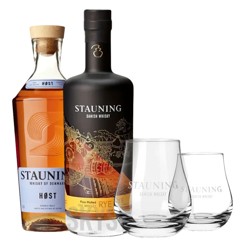 Stauning HØST & RYE + 2 KOSTENLOS Stauning Whiskygläser