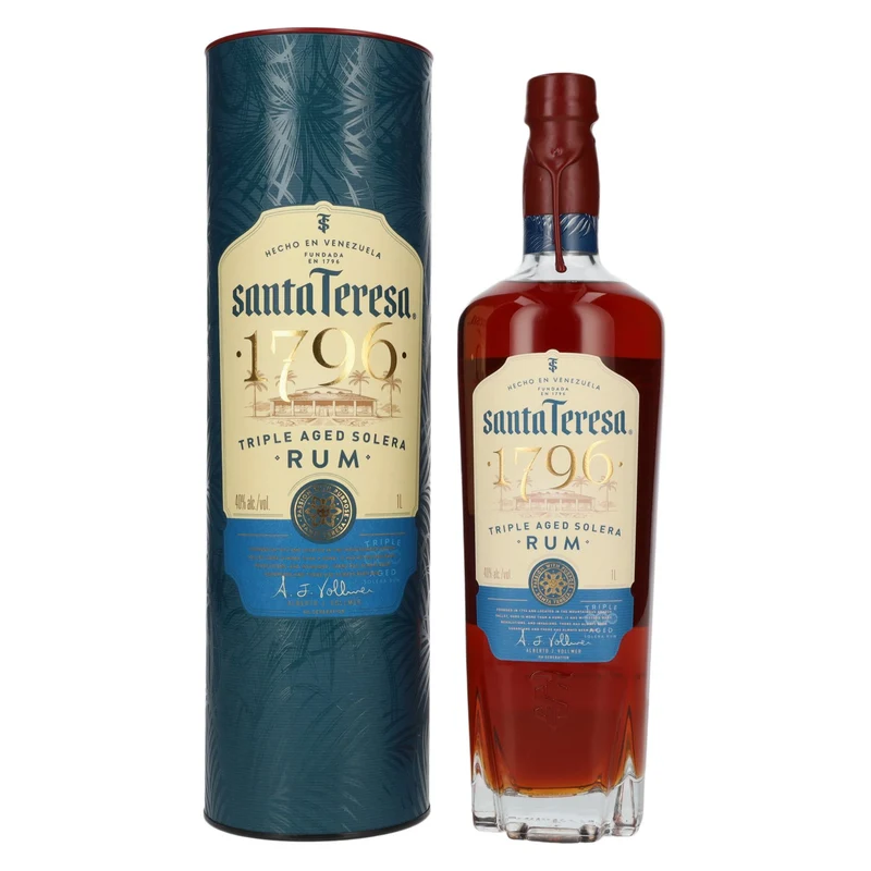 Santa Teresa 1796 Triple Aged Solera Rum 40% Vol. 1l in Geschenkbox