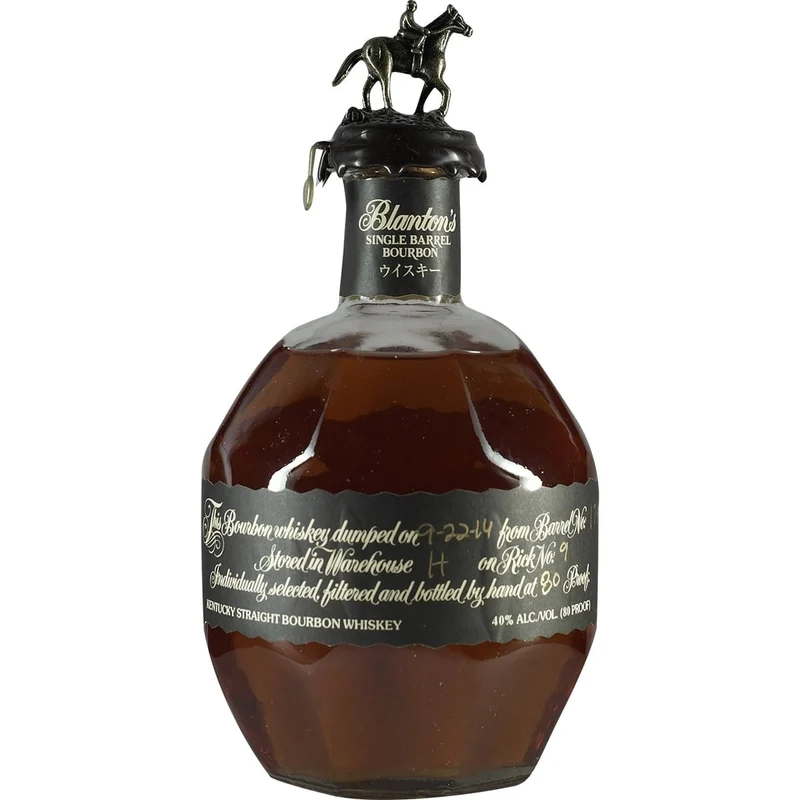 Blanton´s Single Barrel Black Japan only dumped 9-22-2014
