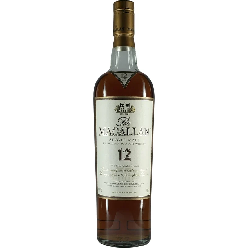 Macallan 12 Years Sherry Oak Japan Import Old Version