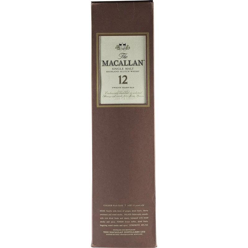 Macallan 12 Years Sherry Oak Japan Import Old Version