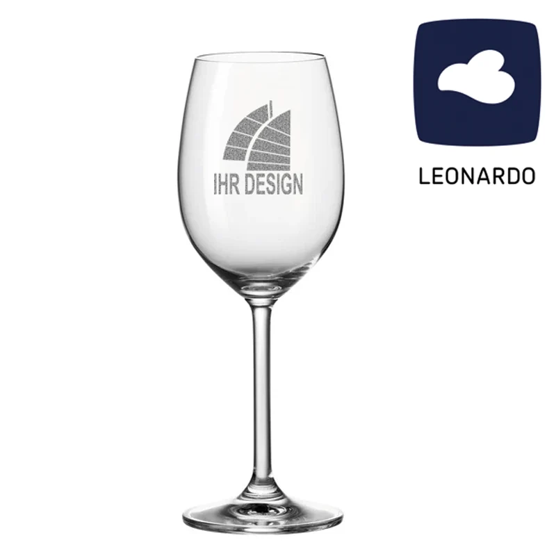 Leonardo Weinglas mit Gravur deines Logos / Designs 460 ml