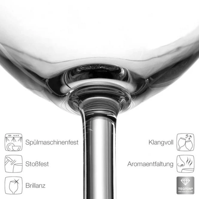 Leonardo Weinglas mit Gravur deines Logos / Designs 460 ml