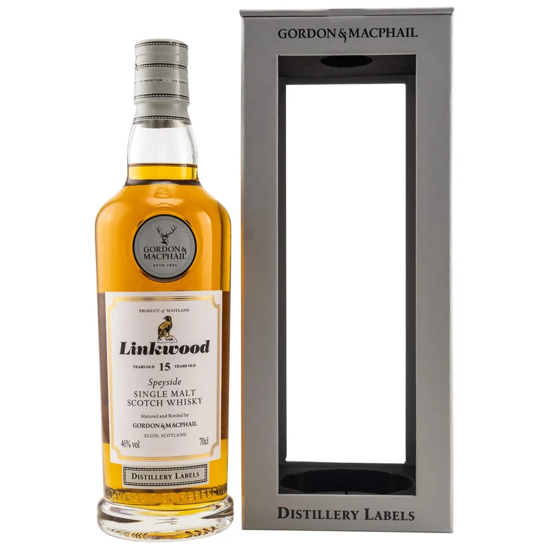 Linkwood 15 Jahre Distillery Labels