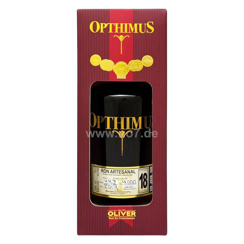 Opthimus 18 Ron Artesanal Sistema Soera 0,7l