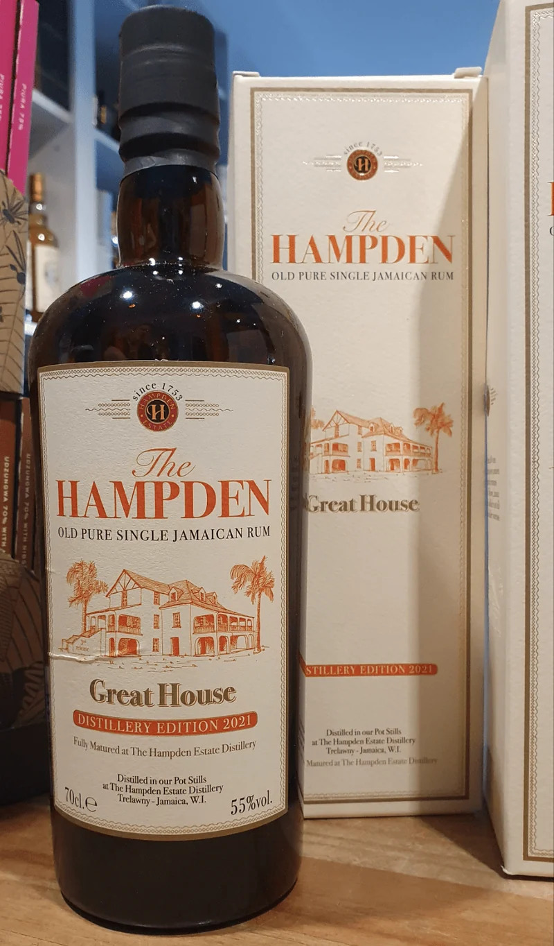Hampden Great House Distillery 2021 Jamaica 0,7l 55% vol. Rum single cask