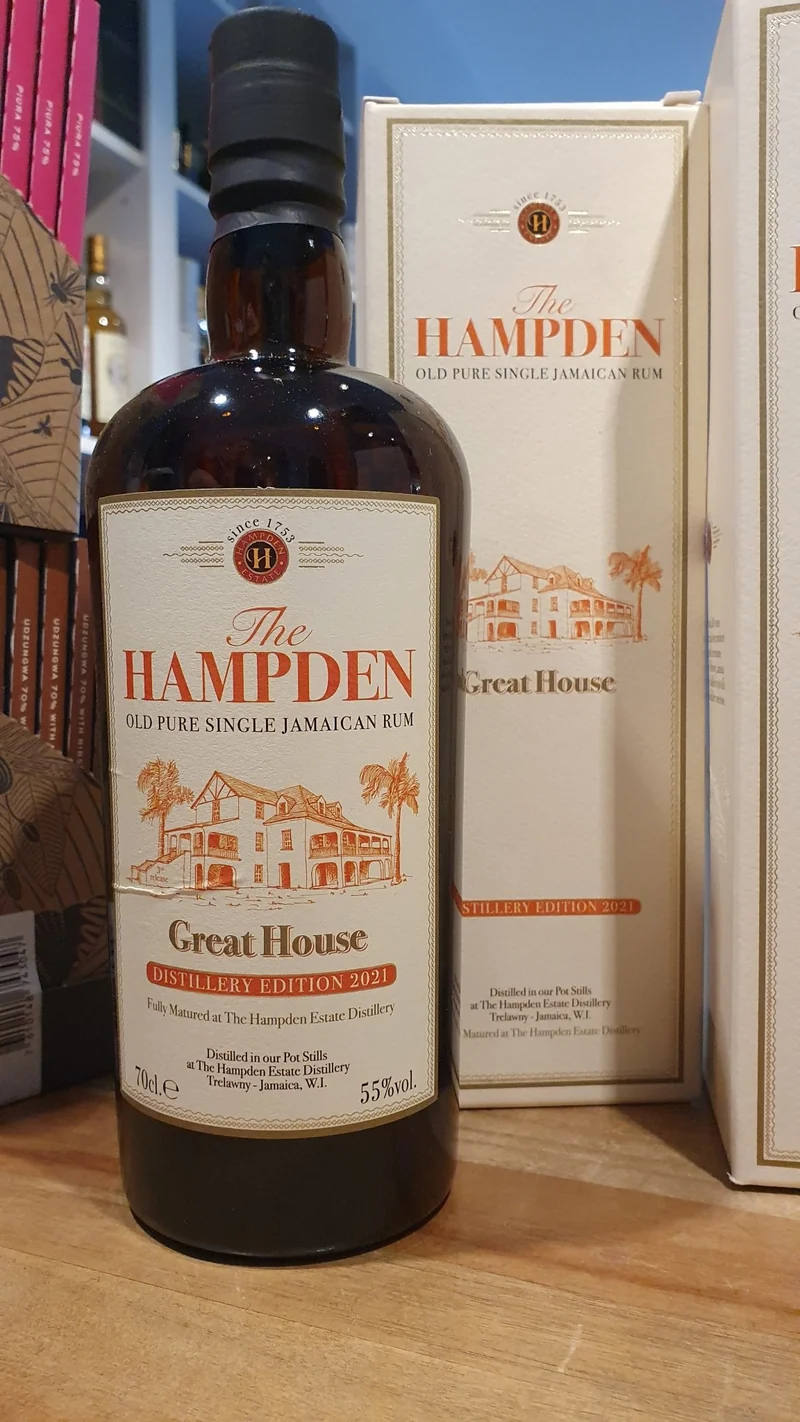 Hampden Great House Distillery 2021 Jamaica 0,7l 55% vol. Rum single cask