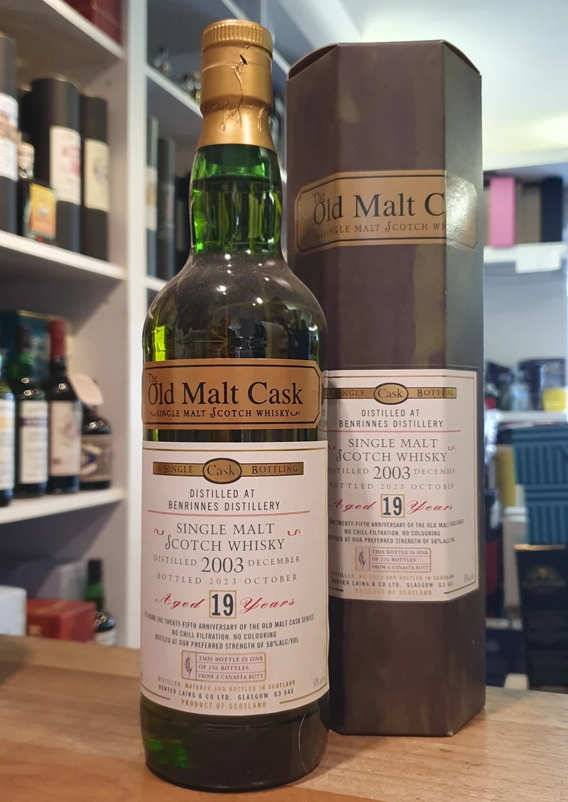 Benrinnes 2003 canasta Butt single cask OMC 50% vol. 0,7l old malt cask Whisky Hunter Laing alt
