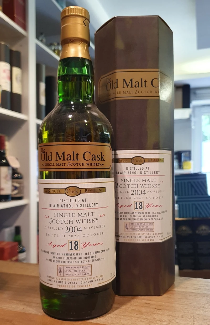 X Blair Athol single cask 2004 2023 Wine Barrel 18Y Islay OMC 50% vol. 0,7l old malt cask Whisky Hunter Laing #hl alt