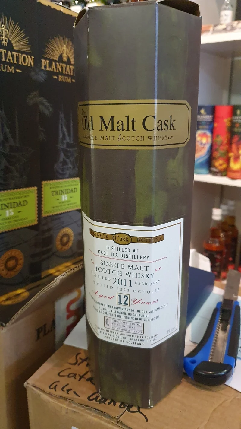 X Caol Ila single cask 2011 mit GP 2023 Manzanilla Butt 12 Y Islay OMC 50% vol. 0,7l old malt cask Whisky Hunter Laing #hl alt